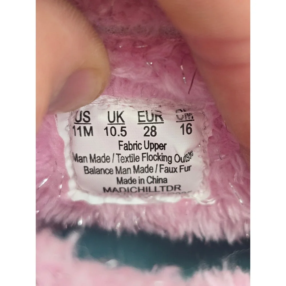 Dr. Scholls Madichilltdr Pink Glitter Boots Toddler Size 11M Faux Fur - New